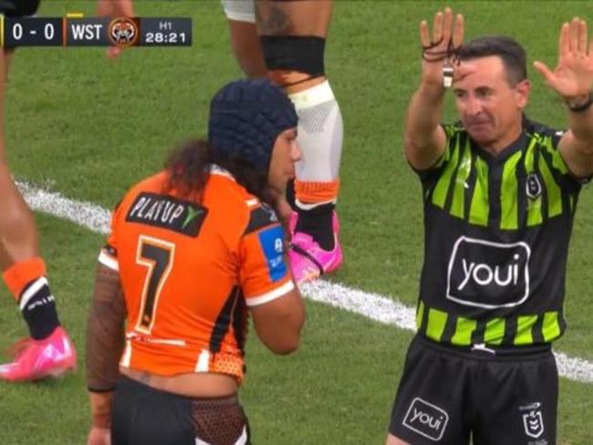 Tigers face two first half sin-bins