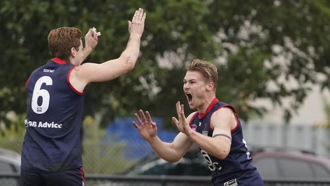 SFL Division 1 football: Springvale Districts v Port Melbourne Colts. Daniel Helmore (Springvale). Picture: Valeriu Campan