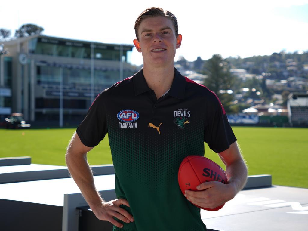 Tasmania Devils player Fraser Turner. Picture: Jacob Doole.