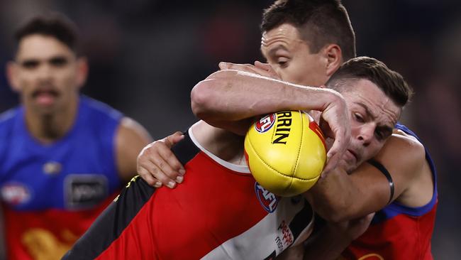 Brad Crouch has a nervous wait ahead. Picture: Darrian Traynor/Getty Images