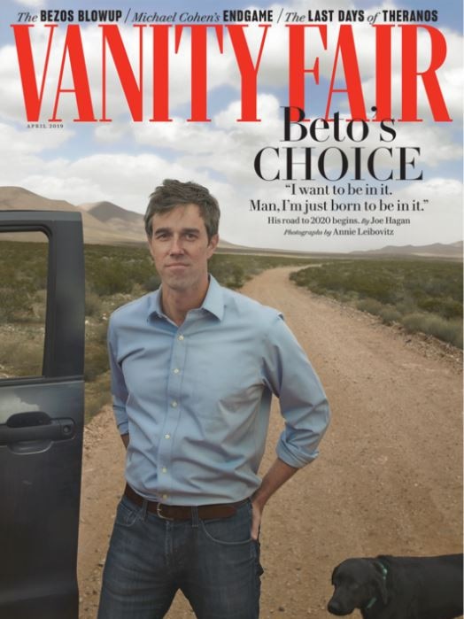 Beto O'Rourke’s profile in Vanity Fair was timed to coincide with his entry into the presidential race.