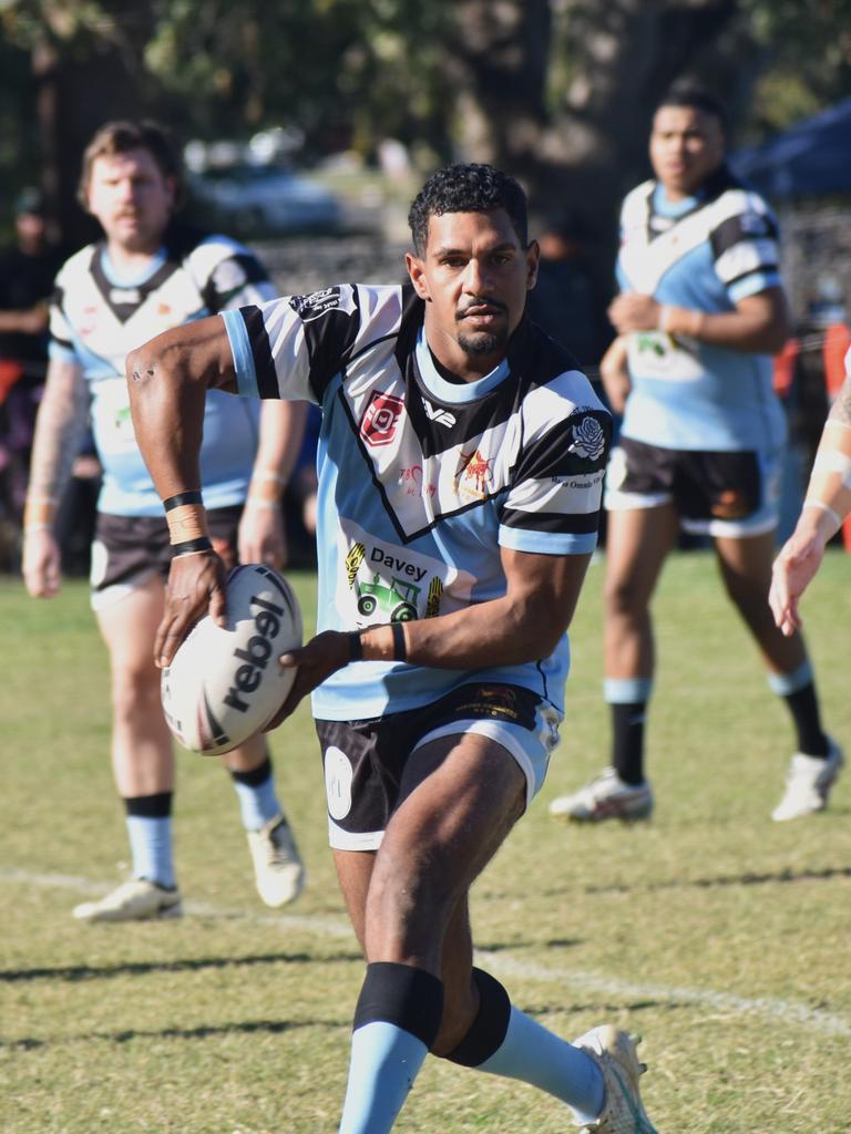 A-grade action between Norths and Gladstone Valleys at the inaugural TBMMBEKIND Day at the Gymmy Grounds, Rockhampton, on July 20, 2024.