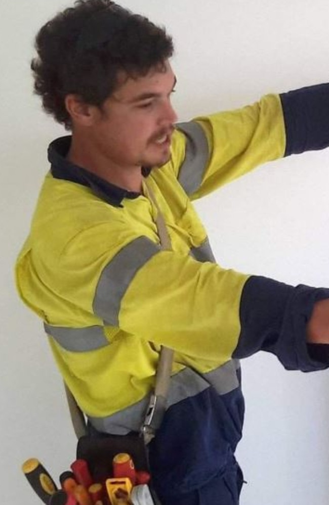 Tradies have rallied to raise money for Sunshine Coast influencer tradie Trevor Day’s family following his shock death. Picture: Facebook/Tradie Trev