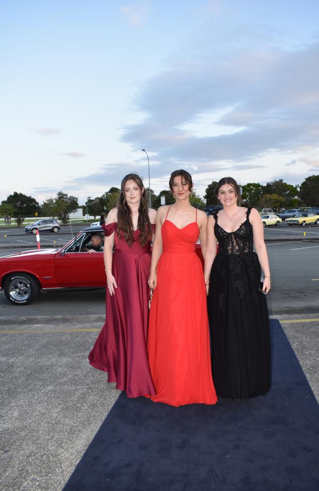 Students at the 2024 Chancellor State College formal.