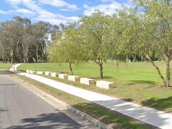 A crime scene has been established following the discovery of a body in a campervan destroyed by fire at Emu Plains this morning. Picture: Google