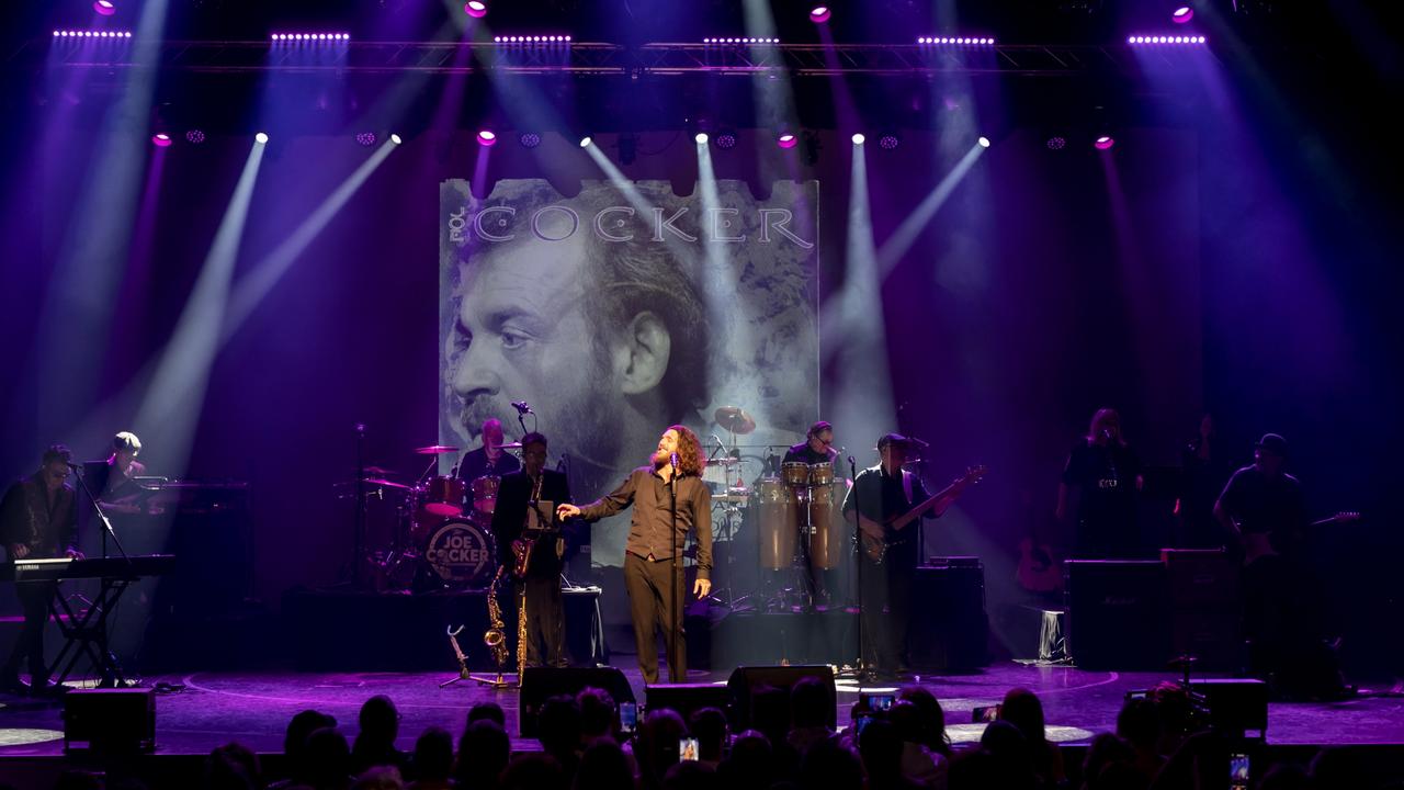 Chev Wilson channels the legendary artist in the Joe Cocker Express: Mad Dog vs The Englishman tribute show set to hit the CPAC stage on June 21. Picture: Supplied