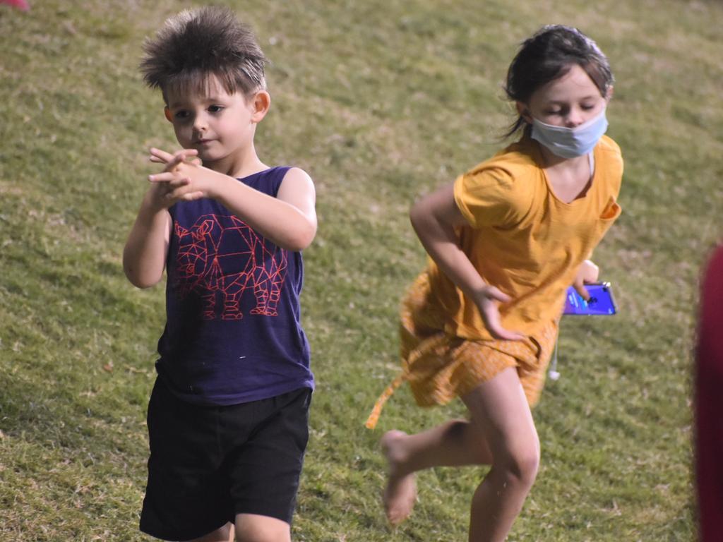 Fans at the Canberra Raiders v Sydney Roosters round 25 match at BB Print Stadium, September 2, 2021. Picture: Matthew Forrest