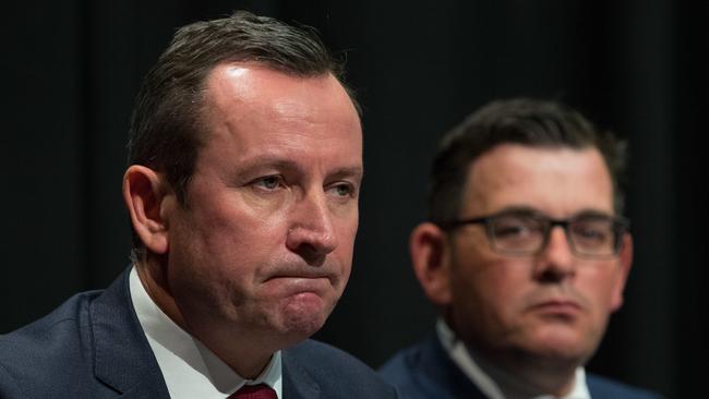 WA Premier Mark McGowan has taken a swipe at the Andrews government. Picture: AAP