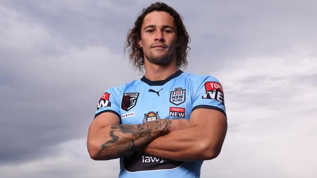 Nicho Hynes will be coming off the bench for Brad Fittler’s Blues. Picture: Mark Metcalfe/Getty Images