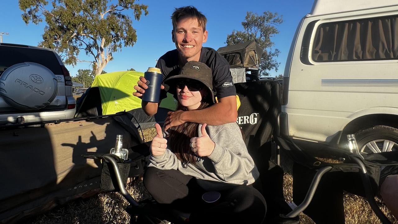 Jedd and his partner Lili had to move to Townsville when he was diagnosed with acute lymphoblastic leukaemia. Picture: Contributed