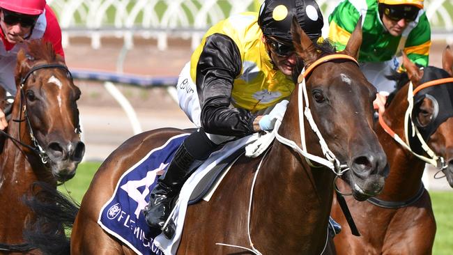 In Her Time is well placed in the Hawkesbury Crown. Picture: Getty Images