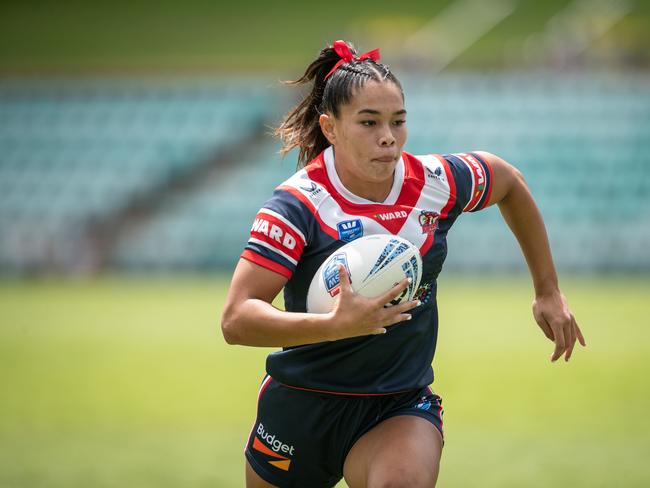 Multiple try scorer Tyra Ekepati. Picture: Julian Andrews