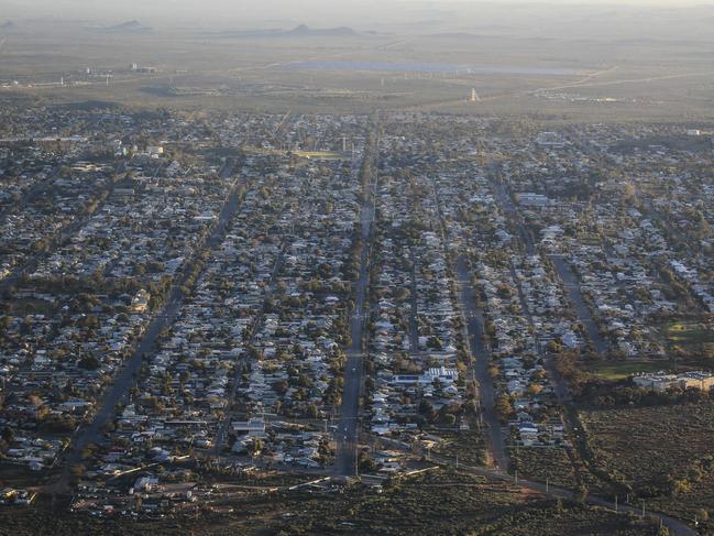 In Broken Hill (pictured) and surrounding communities including Wilcannia, more than 10,000 electricity customers were left without power. Picture: Dylan Robinson