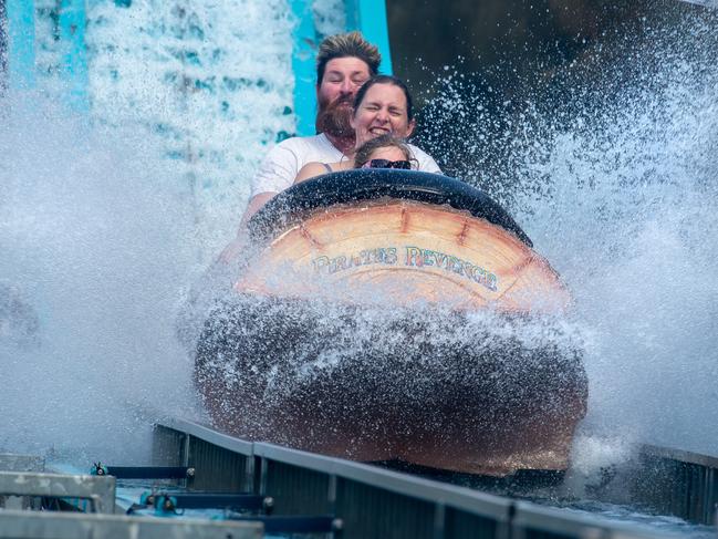 All the fun of the Show.  Royal Melbourne Show day 6. The Pirate's Revenge ride.Picture Jay Town