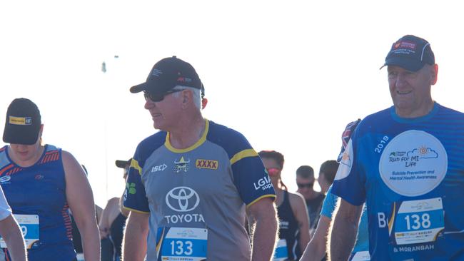 Peter Young strides out in the 5km Run for MI Life. October 17, 2021 Picture: Marty Strecker