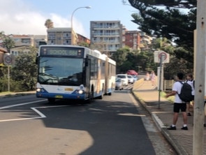 Parents have complained that there were not enough school buses for Balgowlah School pupils at the start of term. Picture: Supplied.