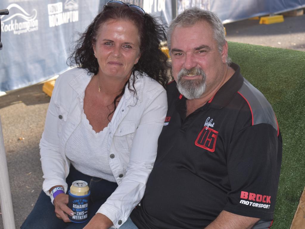 Jody Perry and Michael Hawke at the Ariat APRA National Finals Rodeo at Gracemere CQLX, Saturday, November 12, 2022.