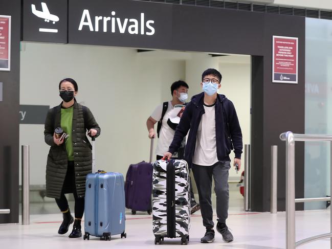 The number of passengers travelling from Australia to China has plummeted since the travel ban was announced. Picture: Getty Images