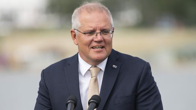 Scott Morrison in Canberra on Tuesday. Picture: Martin Ollman