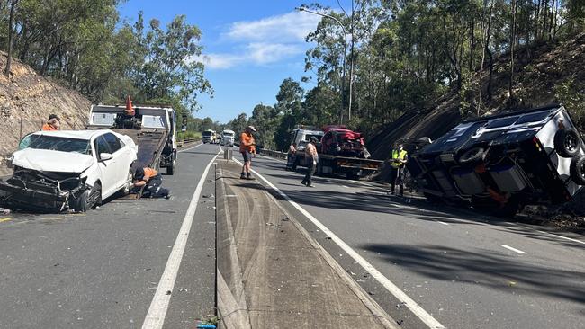 The crash happened on March 31 on the Bruce Highway at Maryborough near the Alice St roundabout.