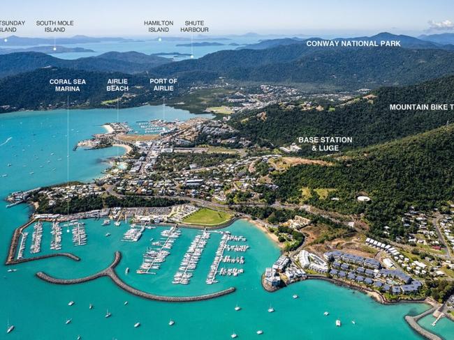 Australian Adventure Tourism Group is pursuing a $100m skyway project for the Whitsundays. Picture: Supplied