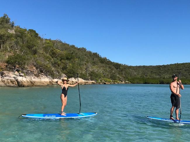 “One of the best weekends ever thanks @orpheusisland and @australia. If you haven't been then add it to the long list of amazing places to see in Oz, it's a must! @elsapatakyconfidential @emerysurfboards @lukemun @aprilmun @avminaircharter.” This post got 670,550 likes. Picture: Chris Hemsworth /Instagram