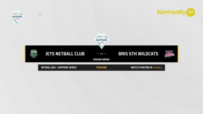 Replay: TAE Aerospace Ipswich Jets v Brisbane South Wildcats—Netball Queensland Sapphire Series Round 5