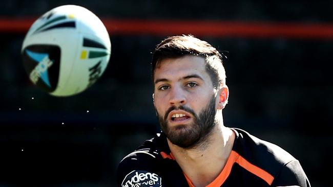 James Tedesco headlines a massive list of off-contract Wests Tigers players. Picture: Gregg Porteous