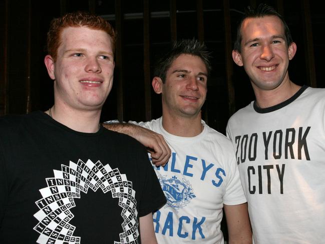 Ekka Eve Party at the Met, Fortitude Valley - Simon Burns , Jack Eastic and Michael Coe .