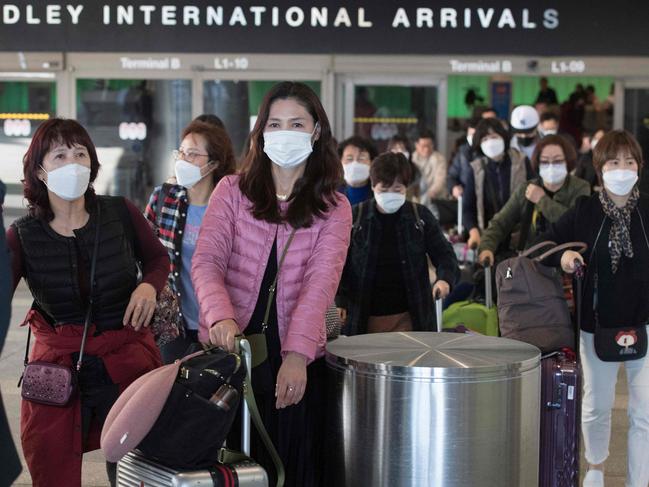 The TWU is calling for a stop to all flights into Australia from China. Picture: AFP