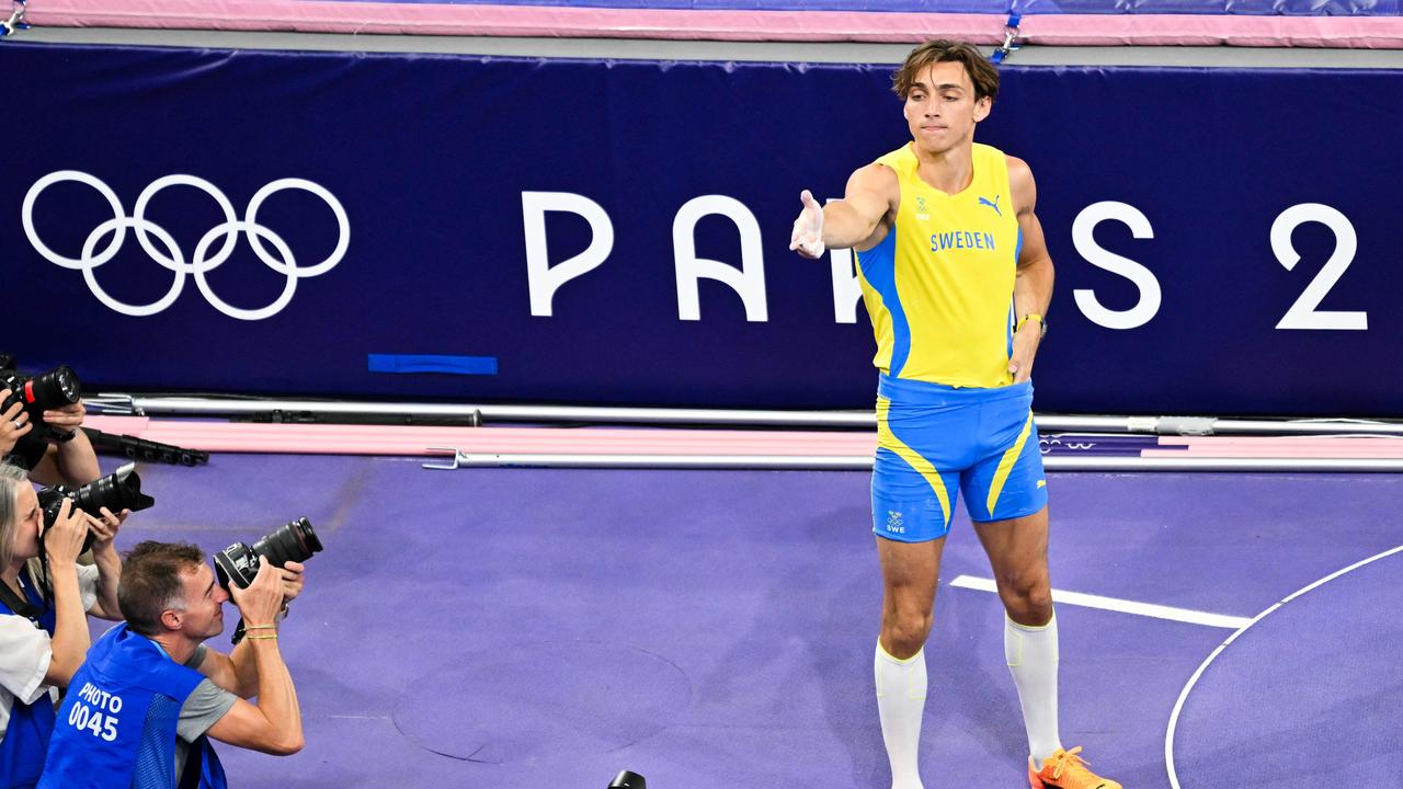 Duplantis is one of the world’s most dominant athletes. Picture: Andrej Isakovic/AFP