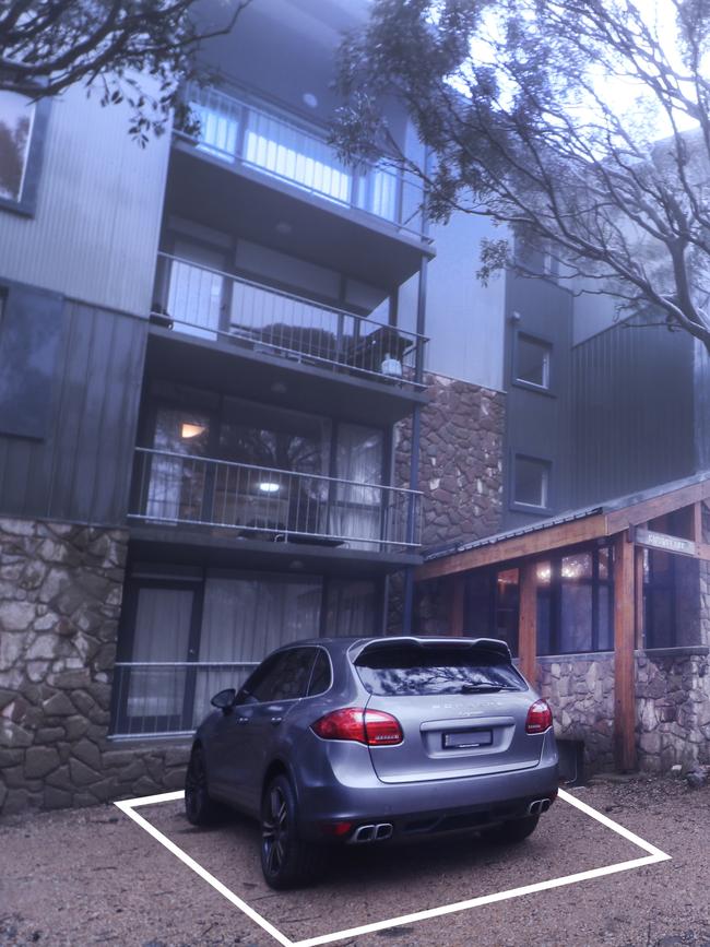 The Snowflake unit in Mt Buller, has an all-important car space