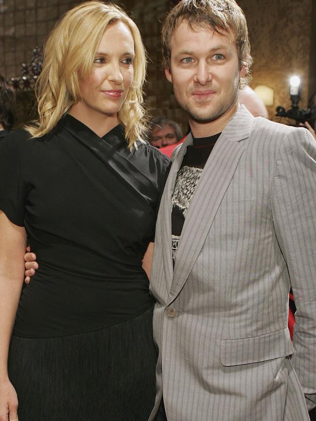 Toni Collette and Dave in 2006. Photo by Kristian Dowling/Getty Images