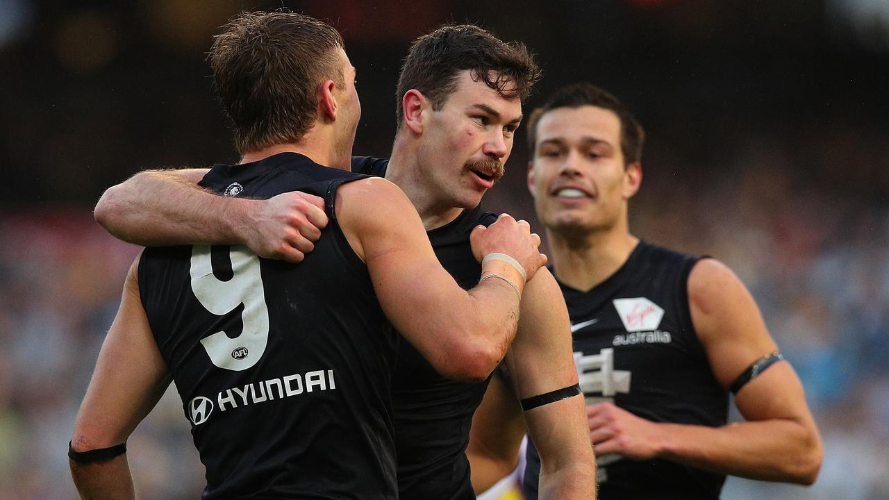 Mitch McGovern stripped fitter against the Tigers. Pic: Getty Images