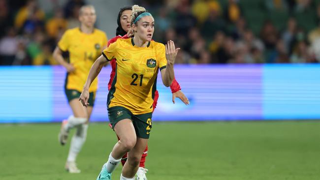 Ellie Carpenter wants full-time contracts in the A-League Womens. Picture: Getty Images