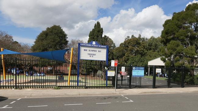 Lidcombe PS has also shut its doors. Picture: Adam Ward