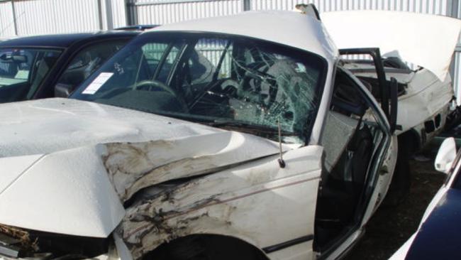 Eli Murn was a rising volleyball star when he crashed his car into a tree in the Adelaide Hills in 2004. Picture: Supplied