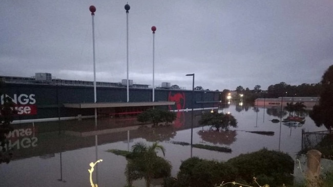 February flooding closed the Bunnings Oxley warehouse.