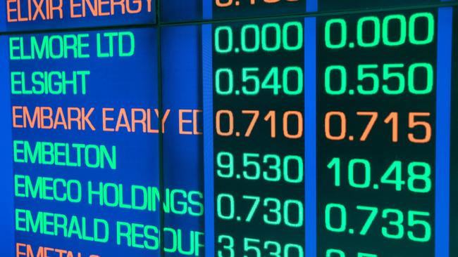 SYDNEY, AUSTRALIA -  Newswire Photos: JUNE 11 2024: A general view of the digital boards at the Australian Stock Exchange in the Sydney CBD ahead of the NSW Budget being handed down next week. Picture: NewsWire / Gaye Gerard