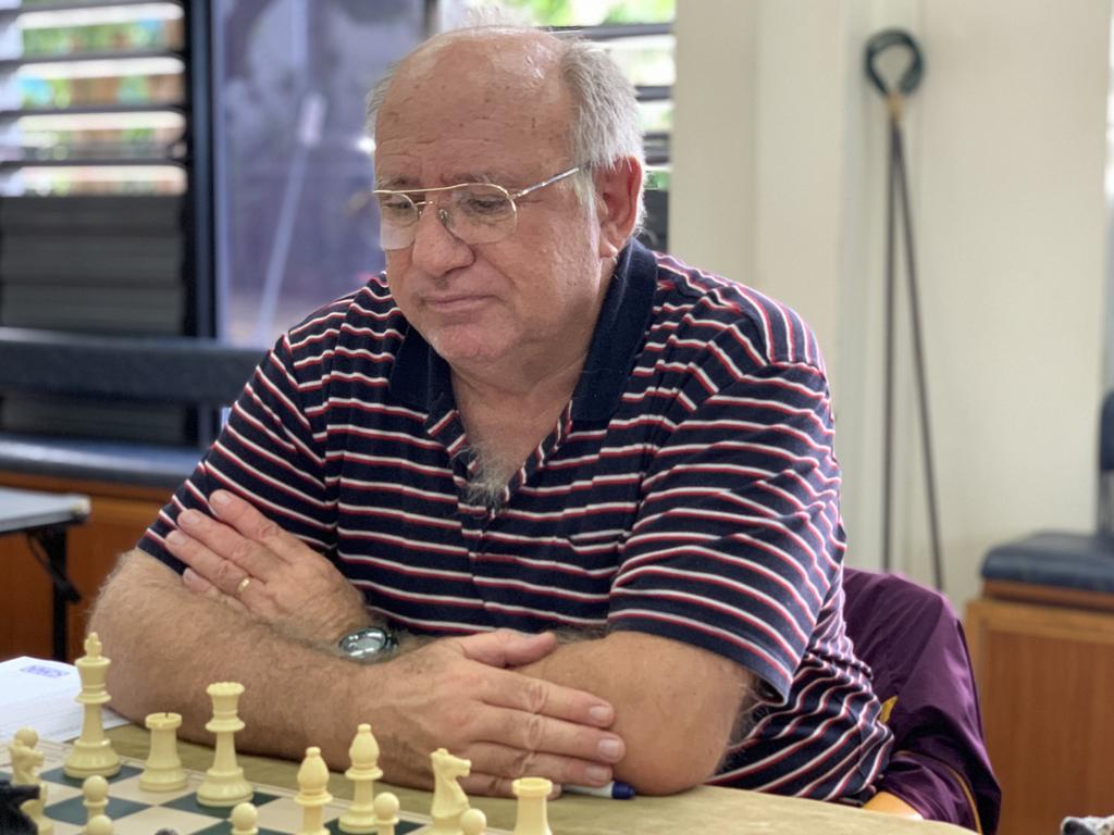 Mark Stokes at the Mackay Chess Open on May 14. Picture: Duncan Evans
