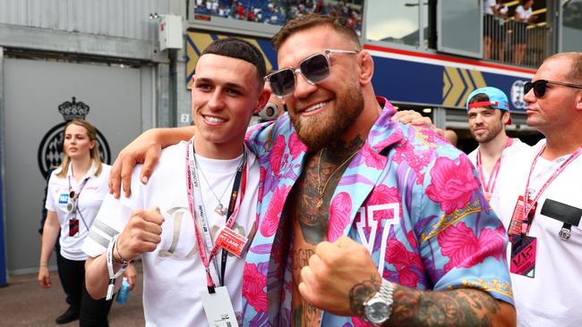 Conor McGregor at the Monaco Grand Prix. (Photo by Mark Thompson/Getty Images)