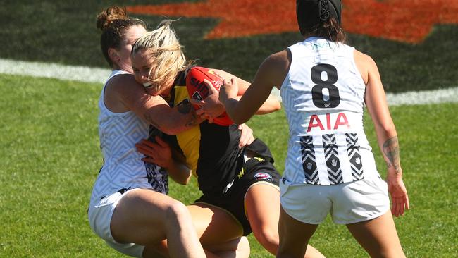 AFLW teams will avoid going into hubs. Picture: Mike Owen/Getty