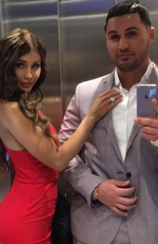 Mehajer and former wife Aysha.