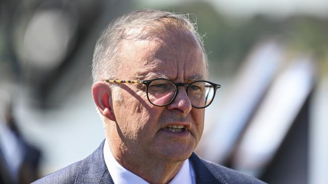 Anthony Albanese in Canberra on Thursday. Australia. Picture: Getty Images