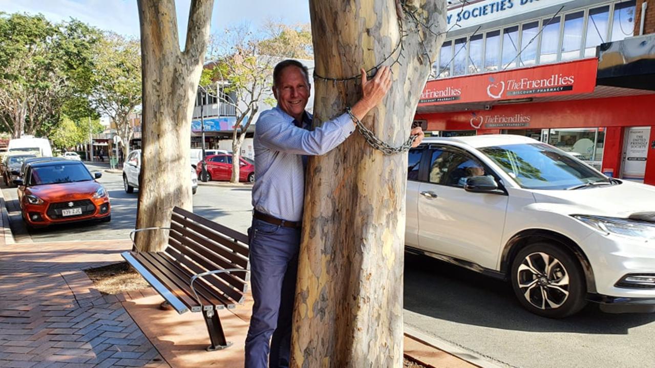 Tony Goodman fought hard but in the end the trees were destroyed at council’s instructions.