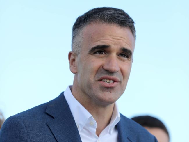 Premier Peter Malinauskas at SAÃs largest single residential land release off Patapinga Road at Hackham. 12 February 2023. Picture Dean Martin