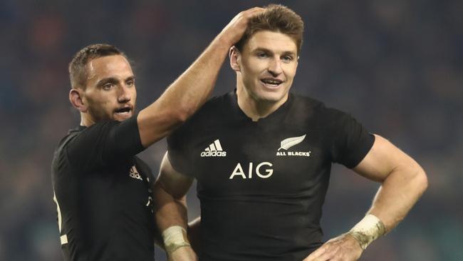 Wynne Gray says the contest between Aaron Cruden (L) and Beauden Barrett (R) is one of Super Rugby’s best.