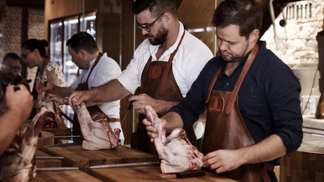 Victor Churchill’s butchery class. Picture: Supplied