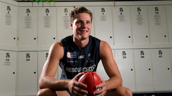 Young forward Hayden McLean has been selected by Sydney and will leave South Adelaide. Picture: Tricia Watkinson