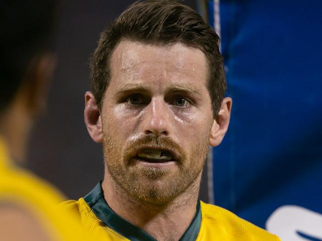 Bernard Foley of Australia looks on during an International Rugby Union Championship match against Argentina at the Padre Ernesto Martearena stadium in Salta, Argentina, on October 06, 2018. (Photo by Juan José Gasparini / AFP)